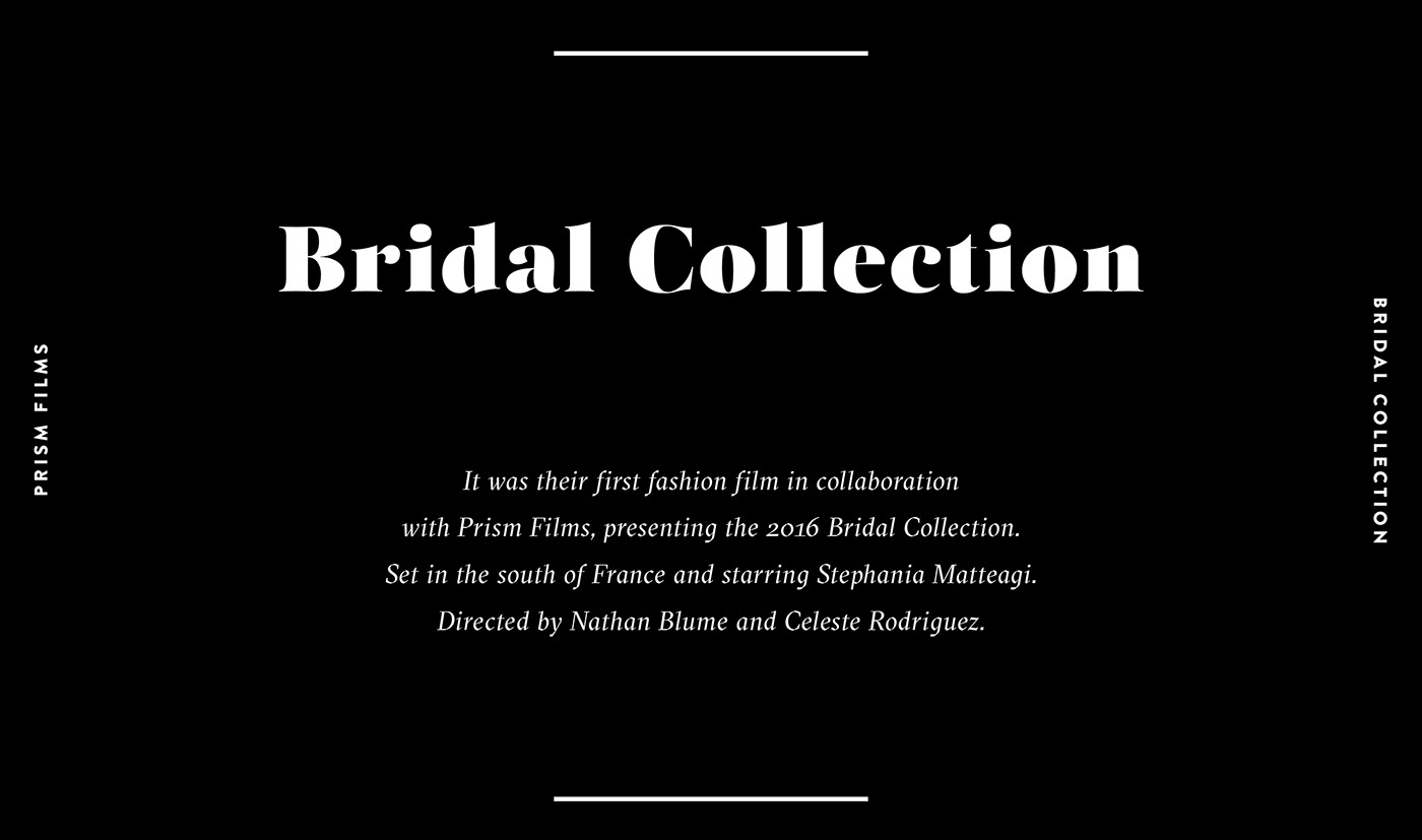 Film   Fashion Film vfx postpro postproduction video bridal bride marriage Fashion 