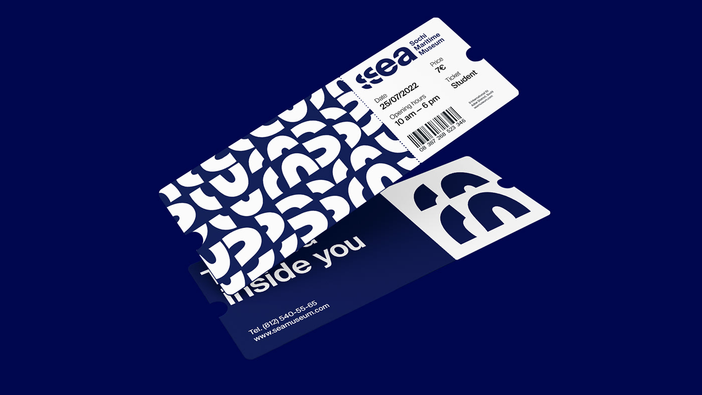 animation  blue brand identity concept culture Logo Design museum poster sea visual
