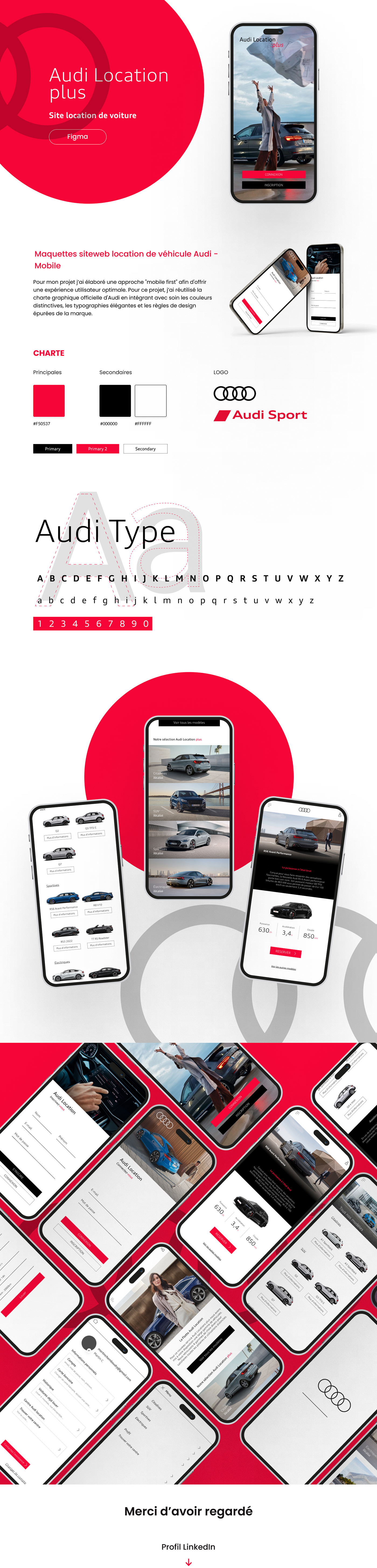 Figma Audi design Graphic Designer brand identity