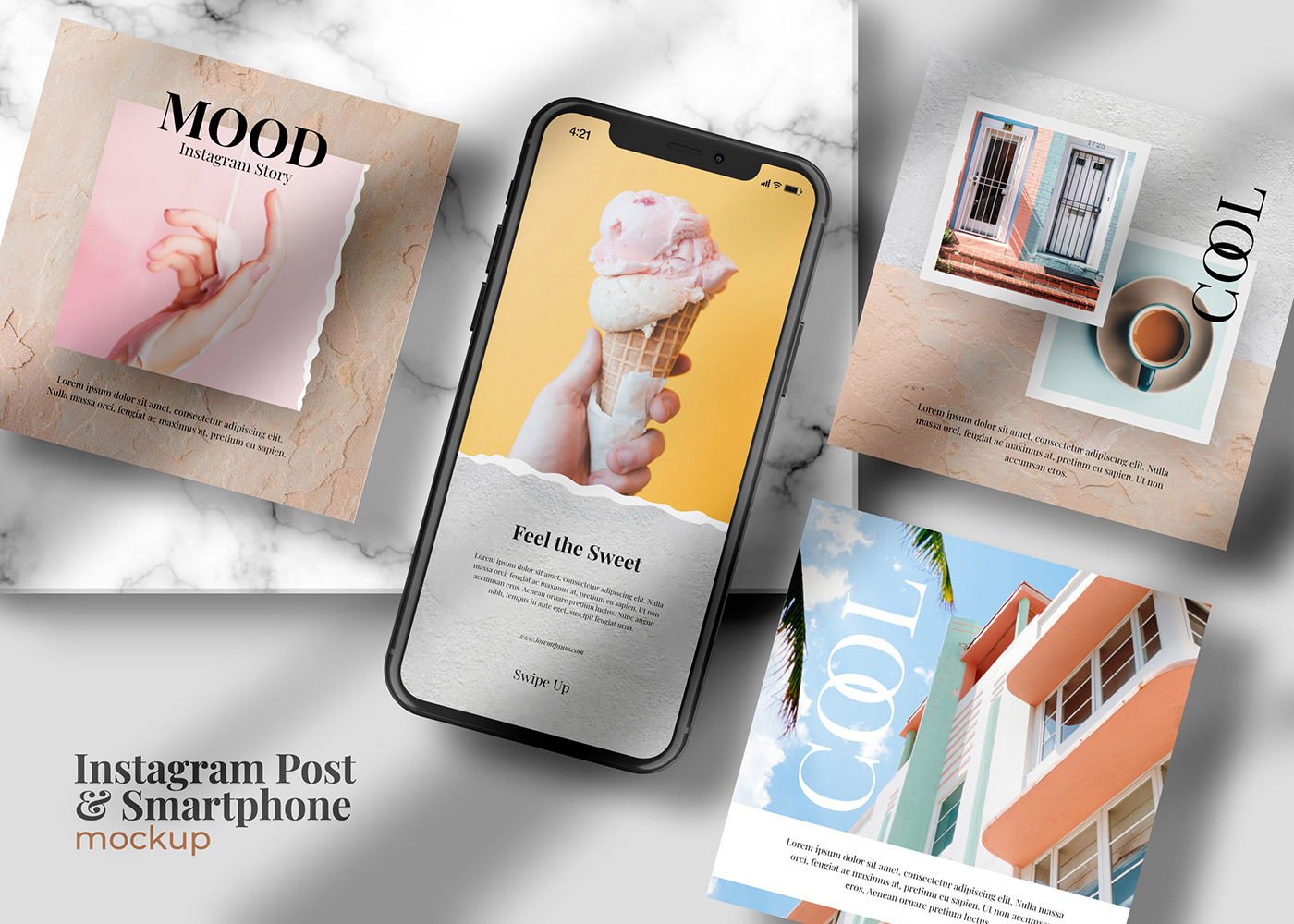 Download iPhone Screen / UI / Instagram Mockup Creator on Behance