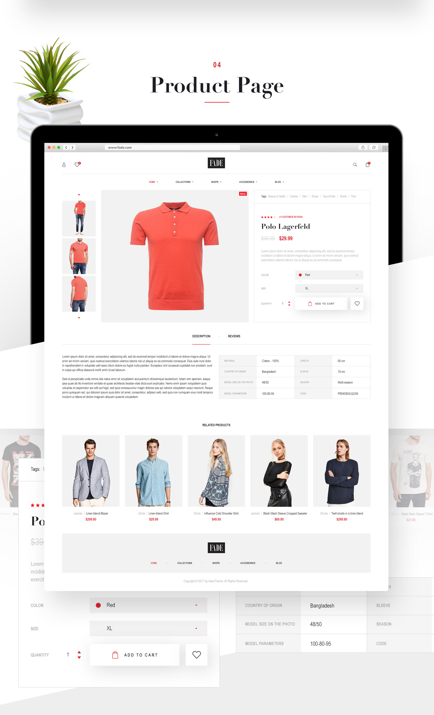 Ecommerce e-commerce magento store shop template Theme Shopping online atwix