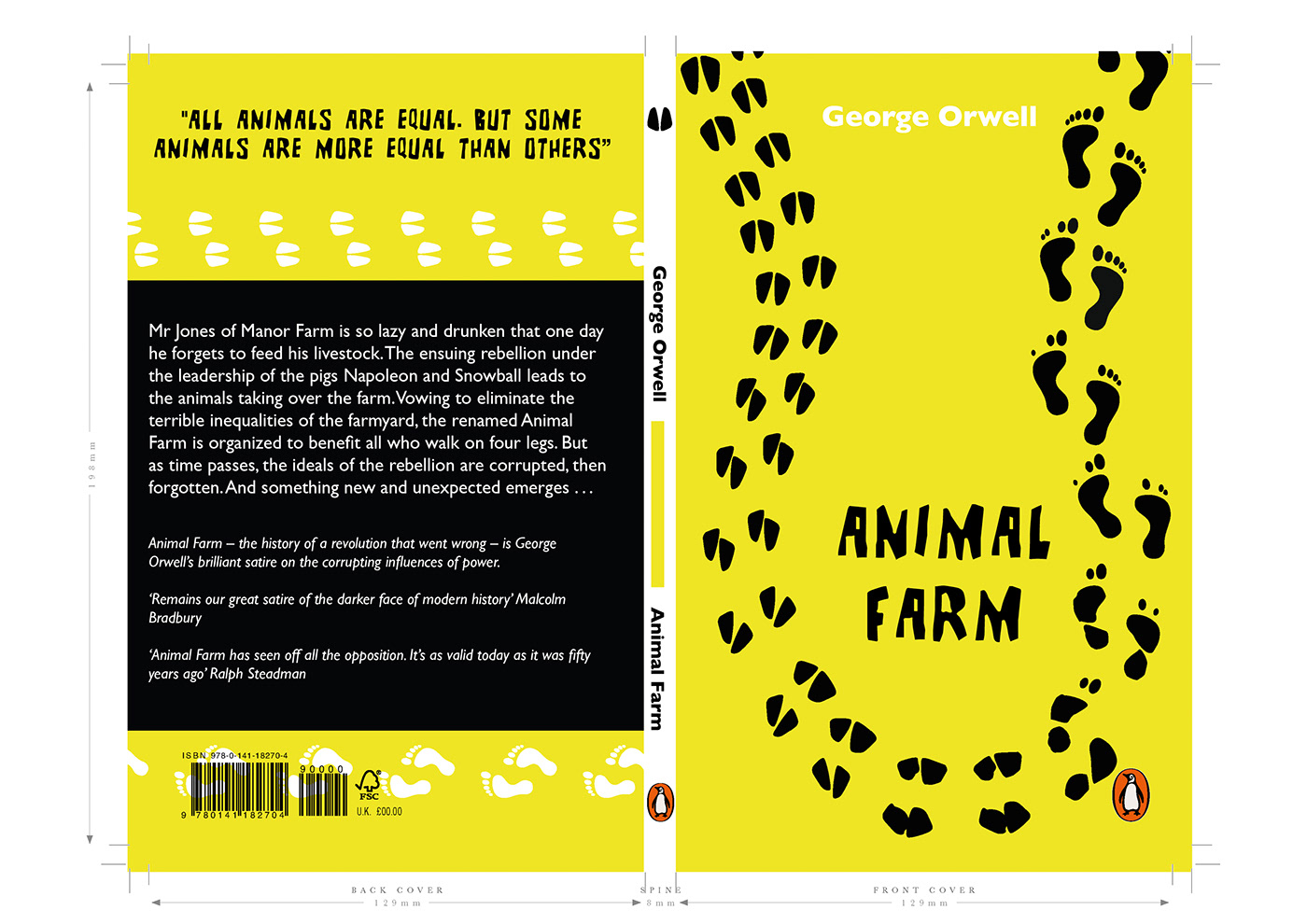 book cover Animal Farm penguin books books