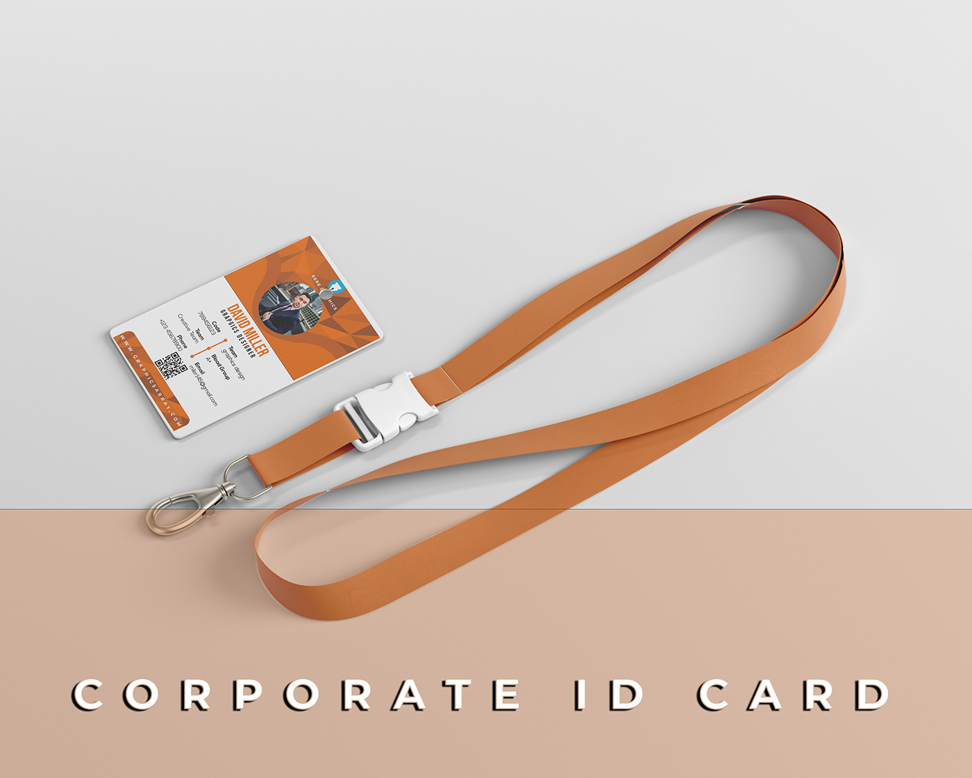 Corporate Identity Company Branding corporate card ID Cards office id identity card corporate modern office card