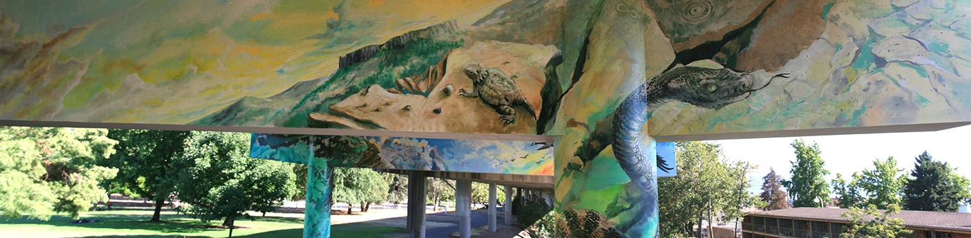 Adobe Portfolio Mural public art sculpture