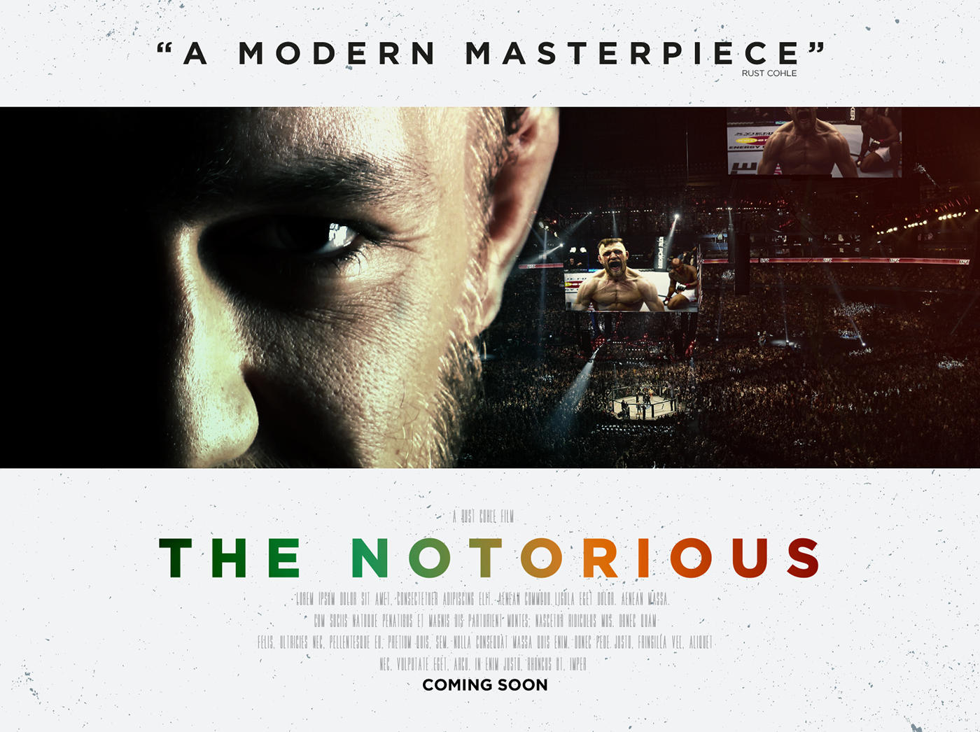 thenotorious movie Conor McGregor Cinema poster quad poster MMA UFC Eire Ireland Rome MD D'Aleo conor