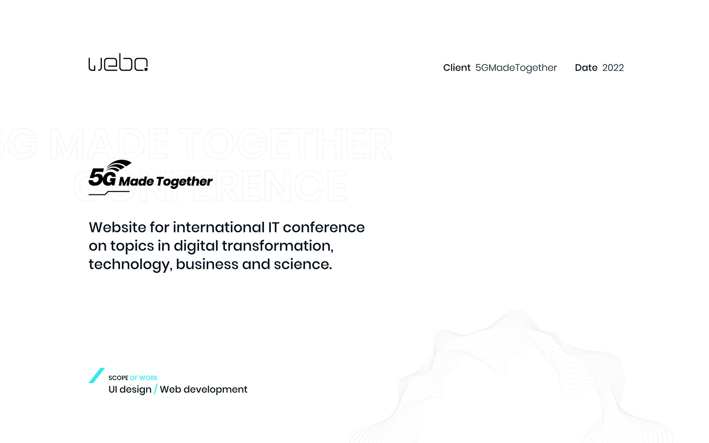 conference Conference website Modern Design Technology ui design Webdesign Website