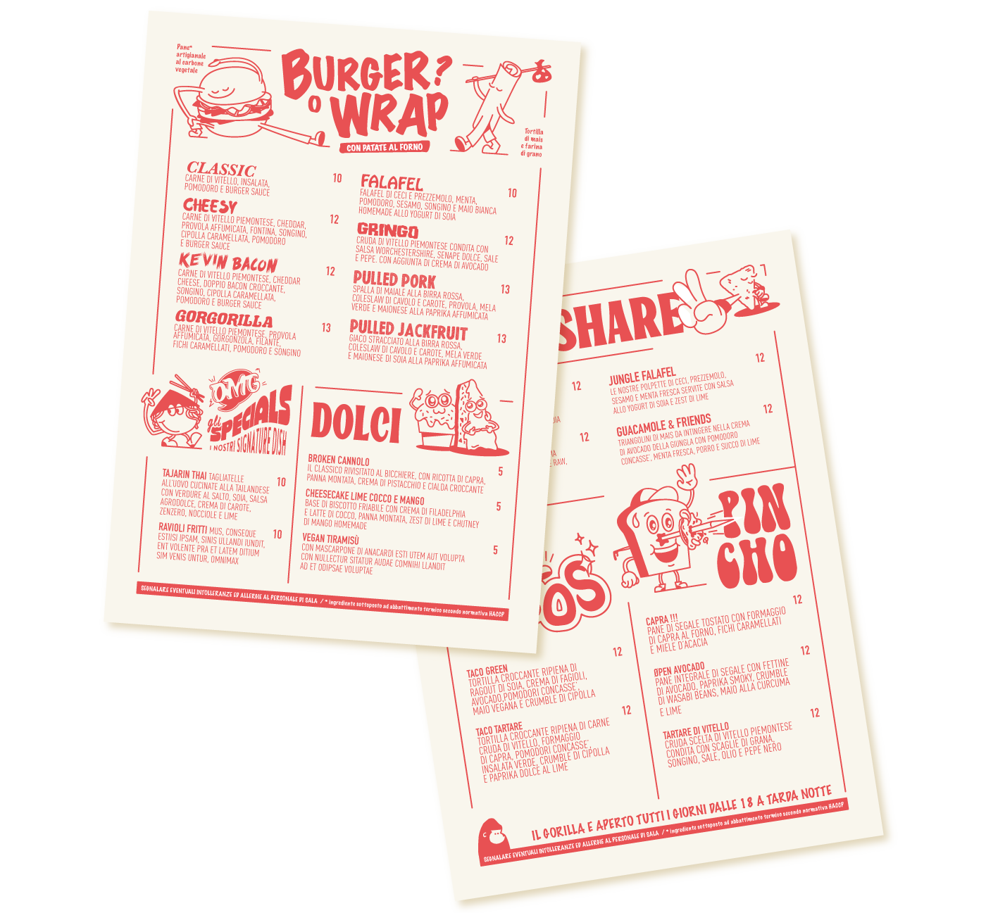 tshirt burger illustration design food branding cocktail menu menu design restaurant fifties