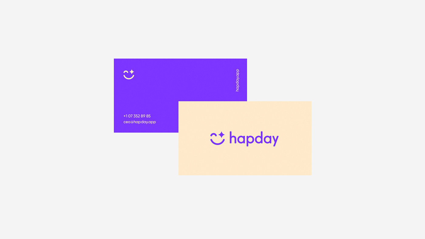 branding  identity app happy minimal app design brand identity graphic design  clean visual identity