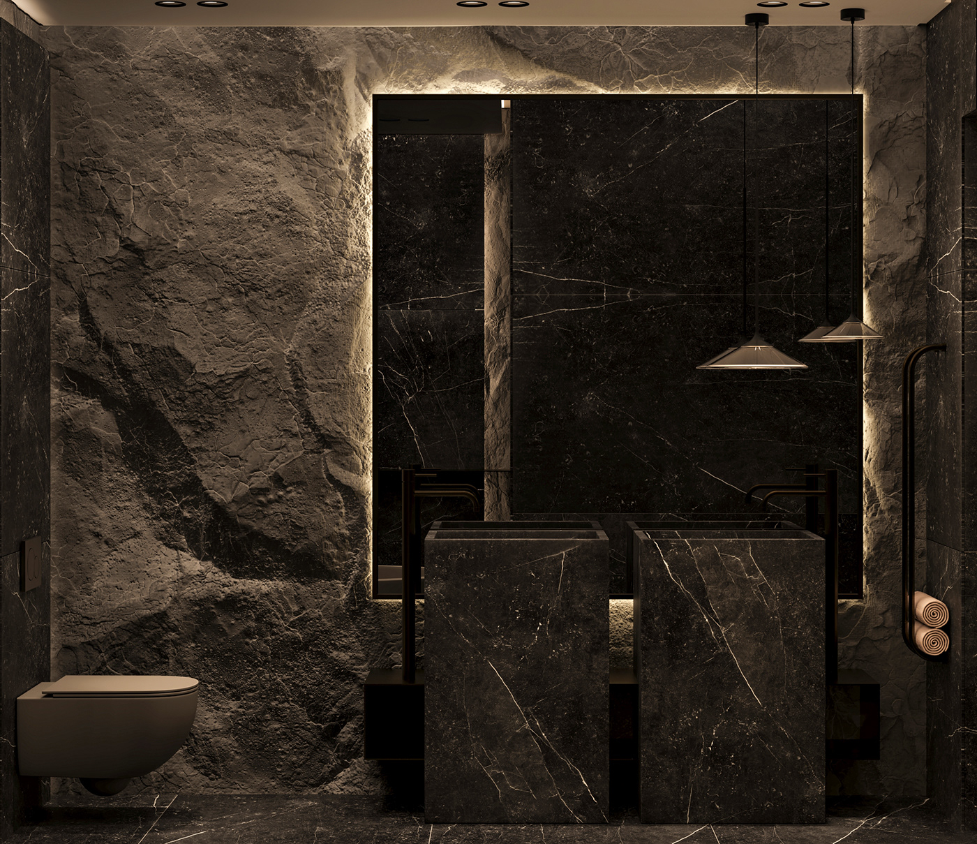 dark bathroom design black bathroom dark mood bathroom design elegance design 3ds max visualization