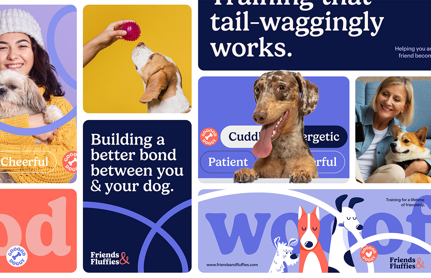 Brand Design brand identity dog identity Logo Design Logotype ottawa Pet typography   Web Design 