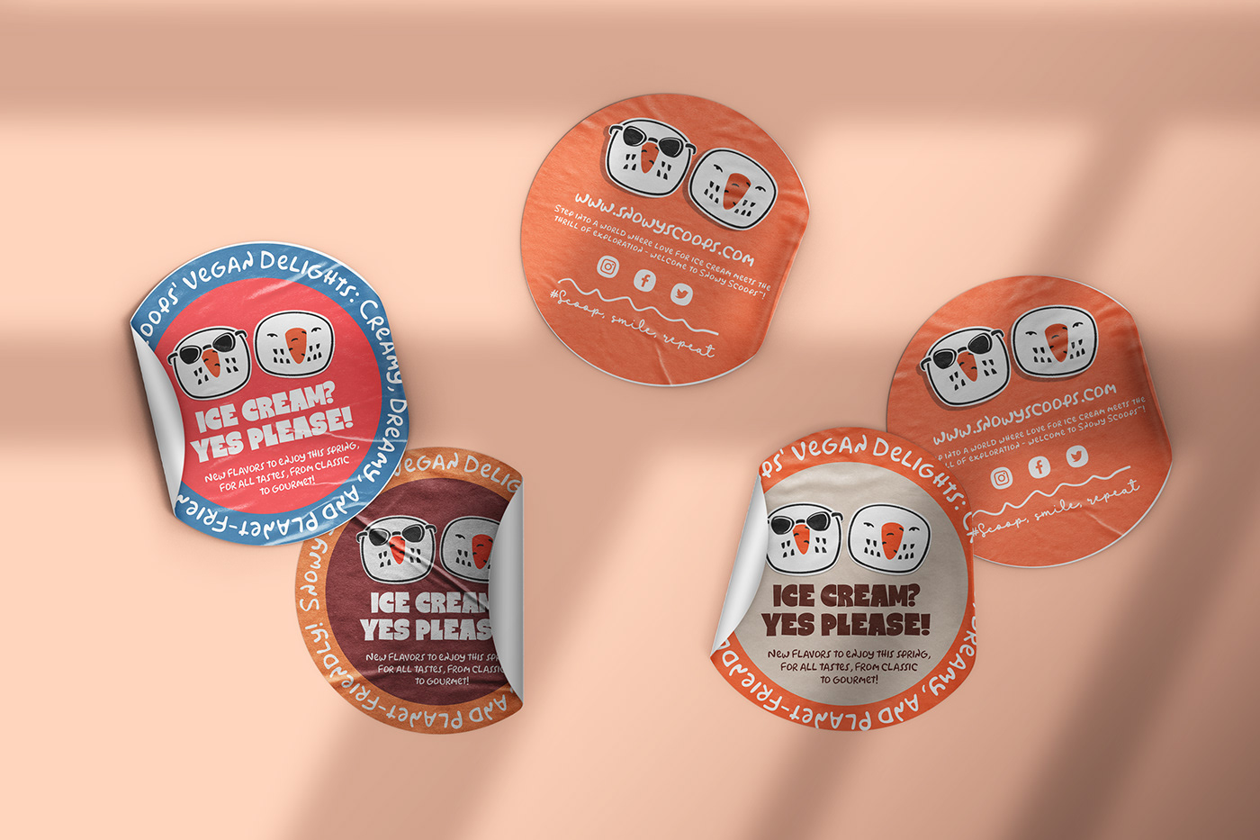 brand identity Packaging visual identity Brand Design Label Logo Design branding  ice cream icecream logo