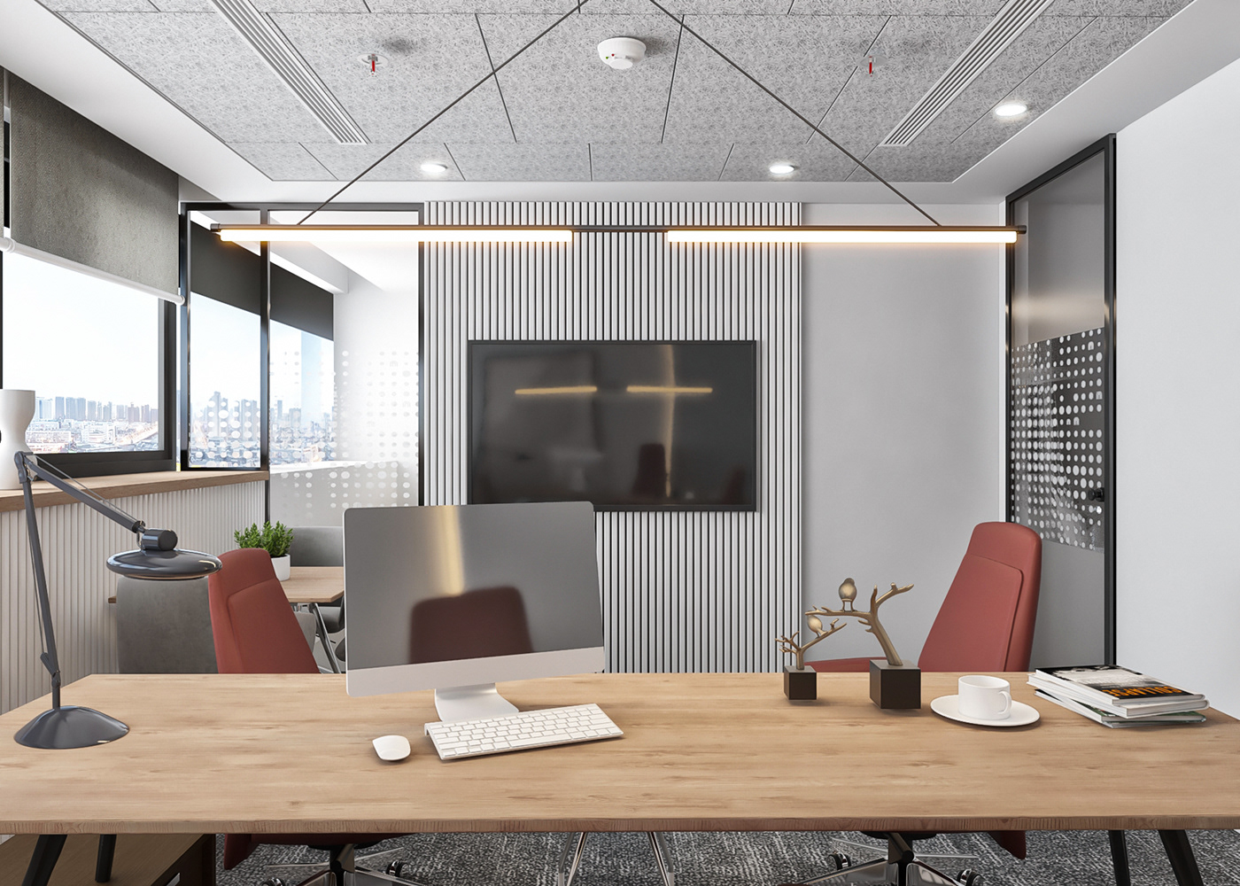 architecture Corporate Design interior design  Majid Al Futtaim meeting room Office Office Design open workspace workspace