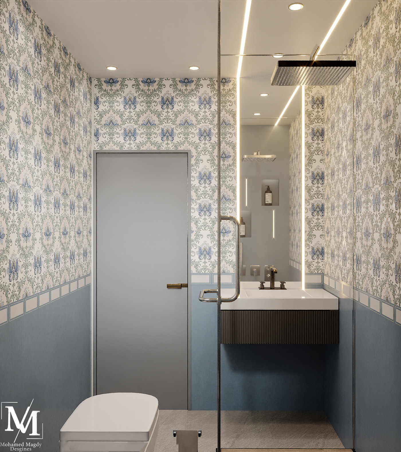 ceramic art bathroom design bathroom Interior architecture corona Render economical design
