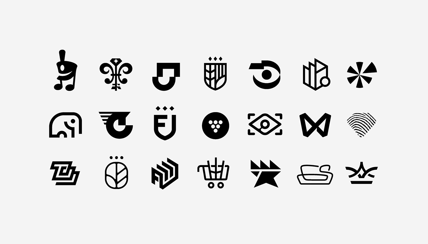 brand brand identity logo collection Logo Design logofolio logos Logotype typography   vector visual identity