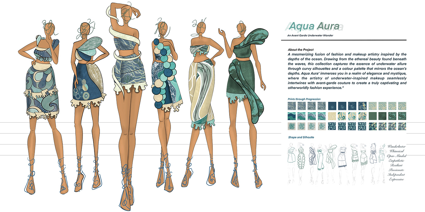 fashion design Fashion  fashionportfolio portfolio Garment Construction patternmaking illustrations styling  conceptshoot