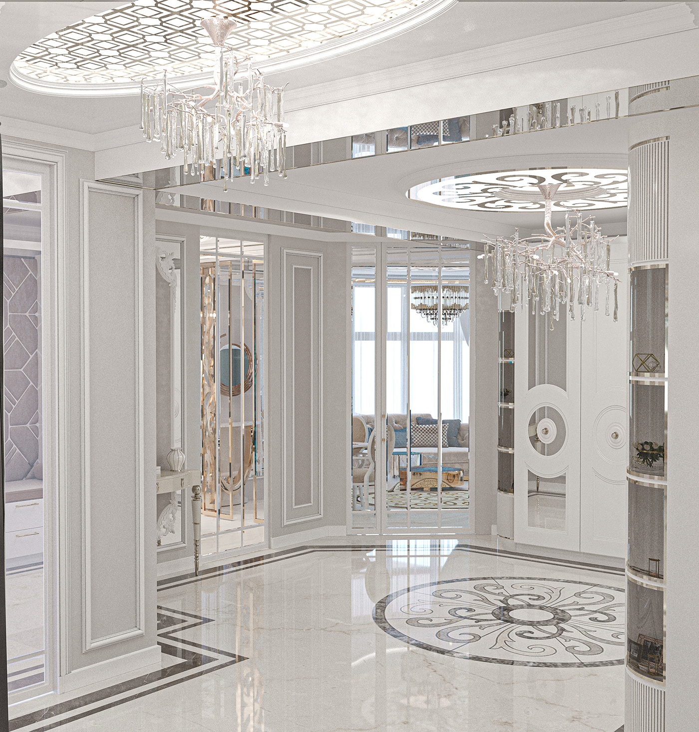 blue Classical classical interior design design Interior lights Musical Piano White