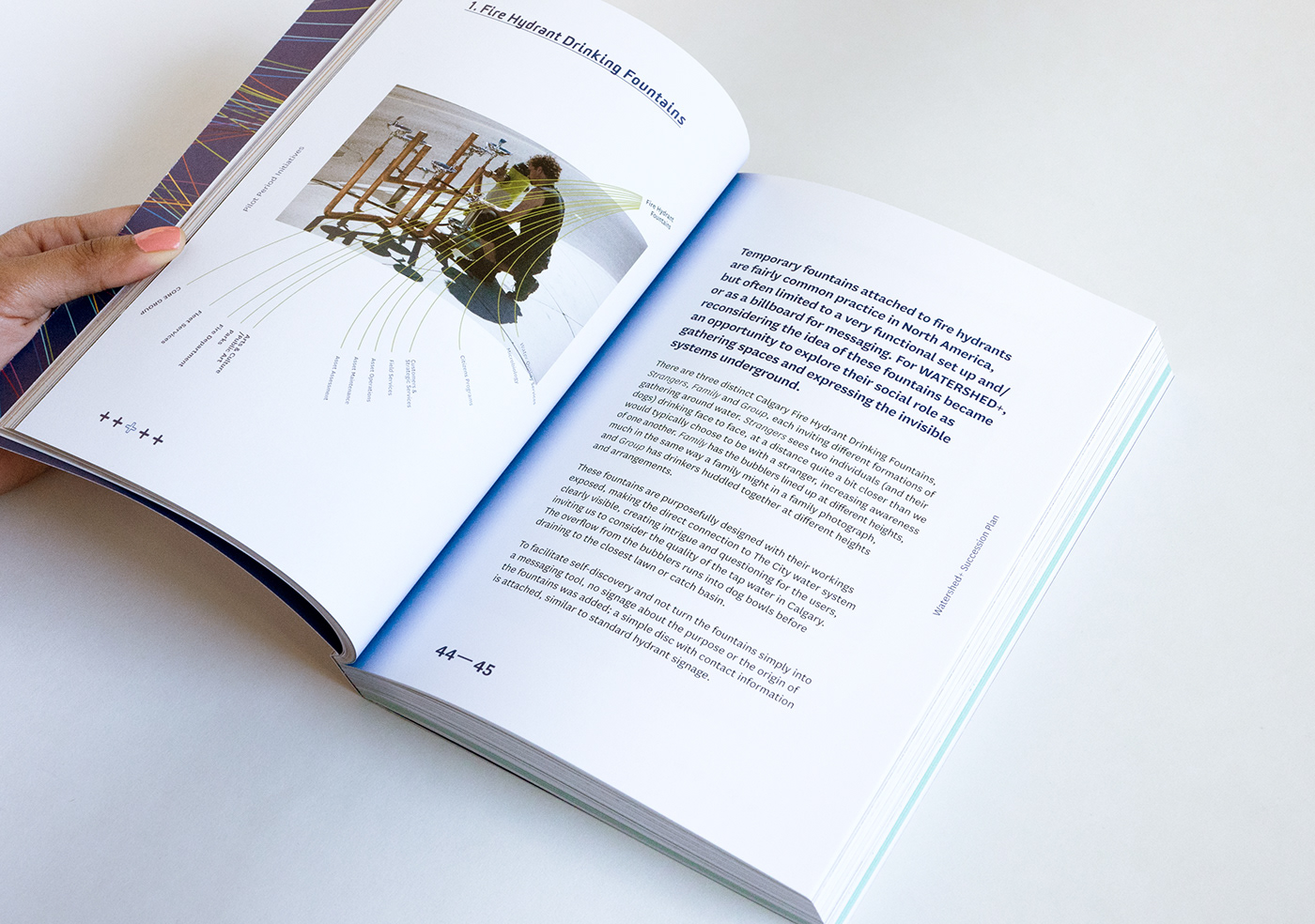 Sans façon watershed calgary book design print infographics Engineering  book colour Printing