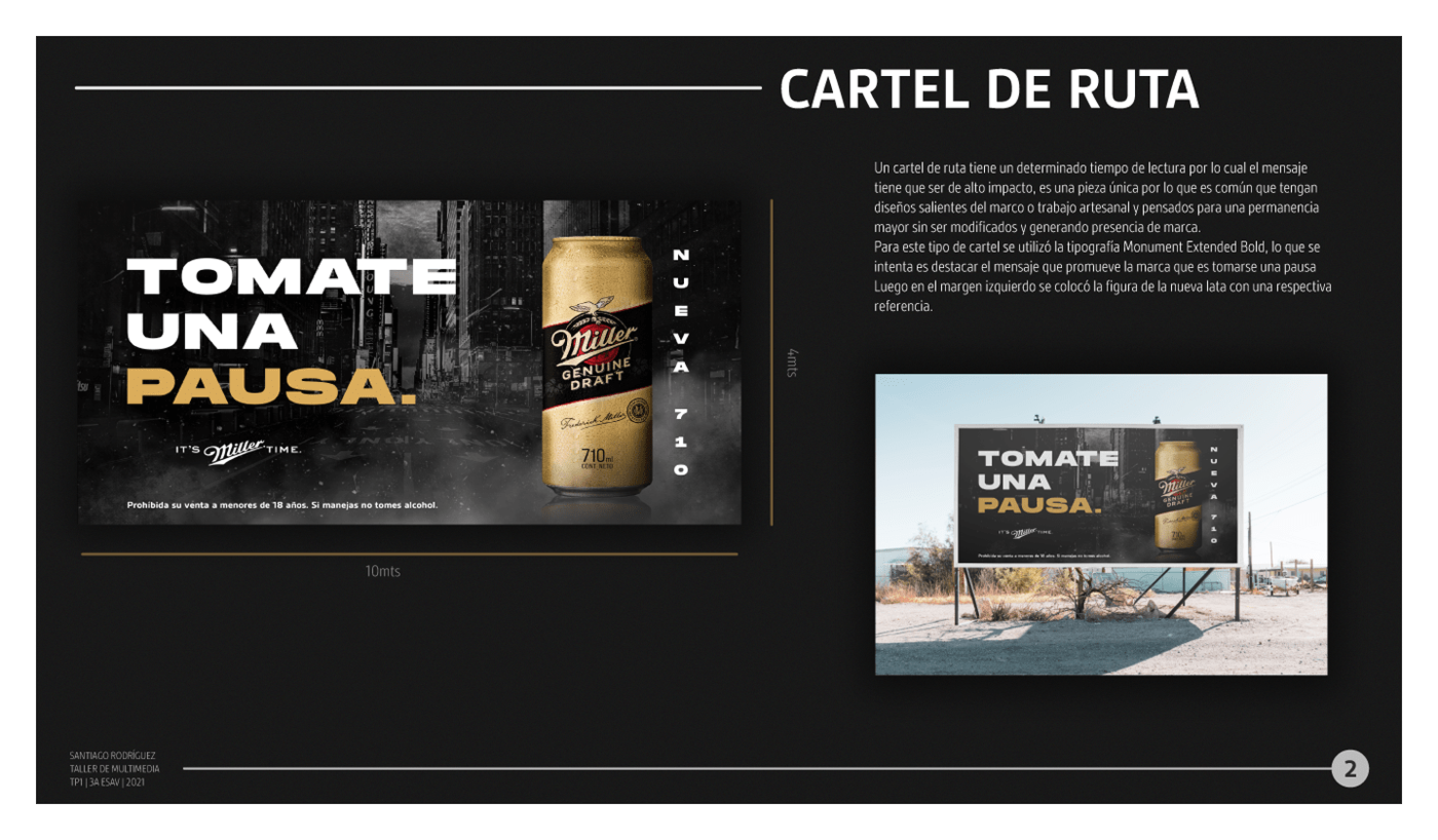 argentina banner beer cartelería Digital Flyer publicidad social media