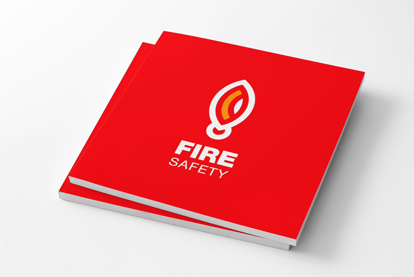 Brandbook design for a fire safety company.