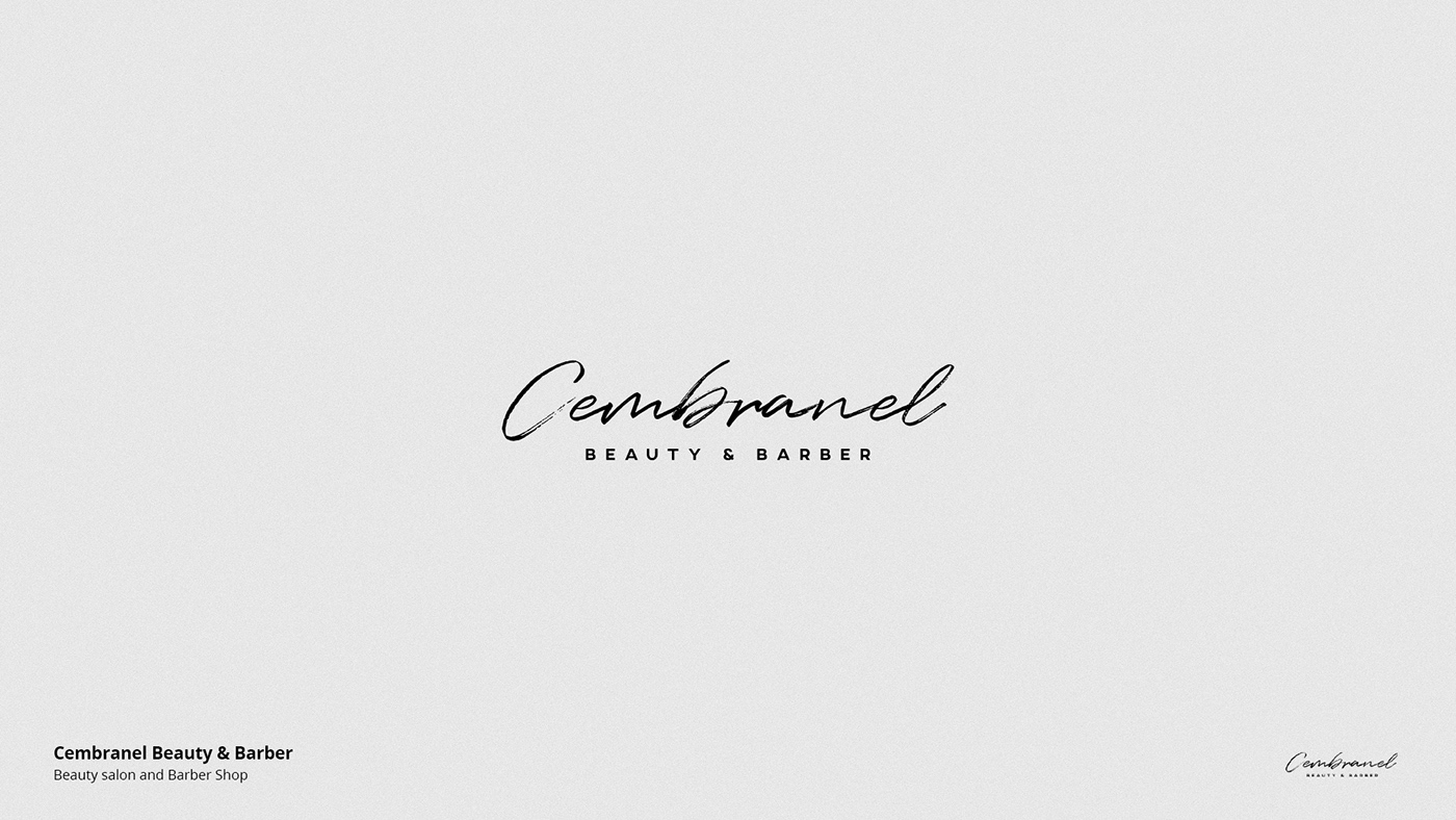 Logo 02 Logofolio: Cembranel Beauty & Barber