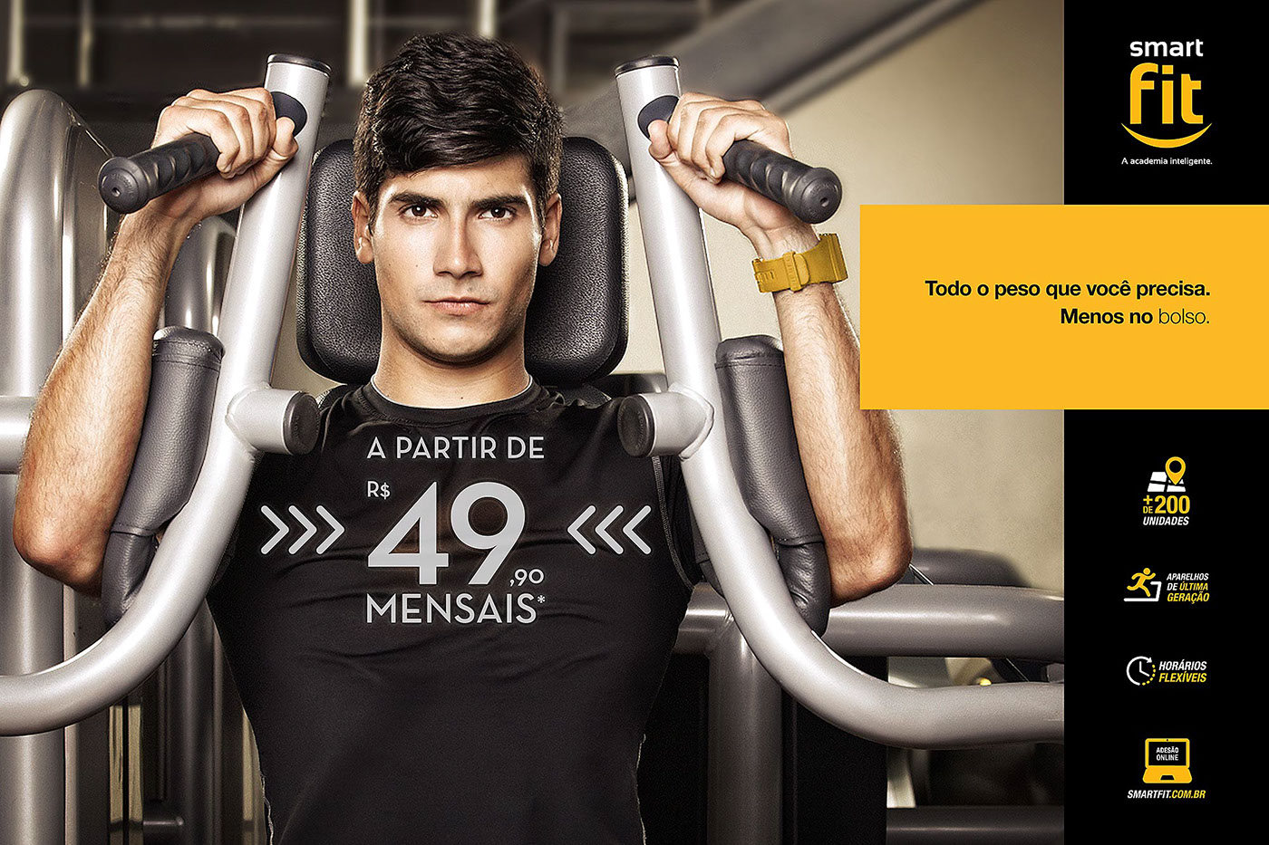 Smart FIT academy ad campaign advertisement fitness workout gym