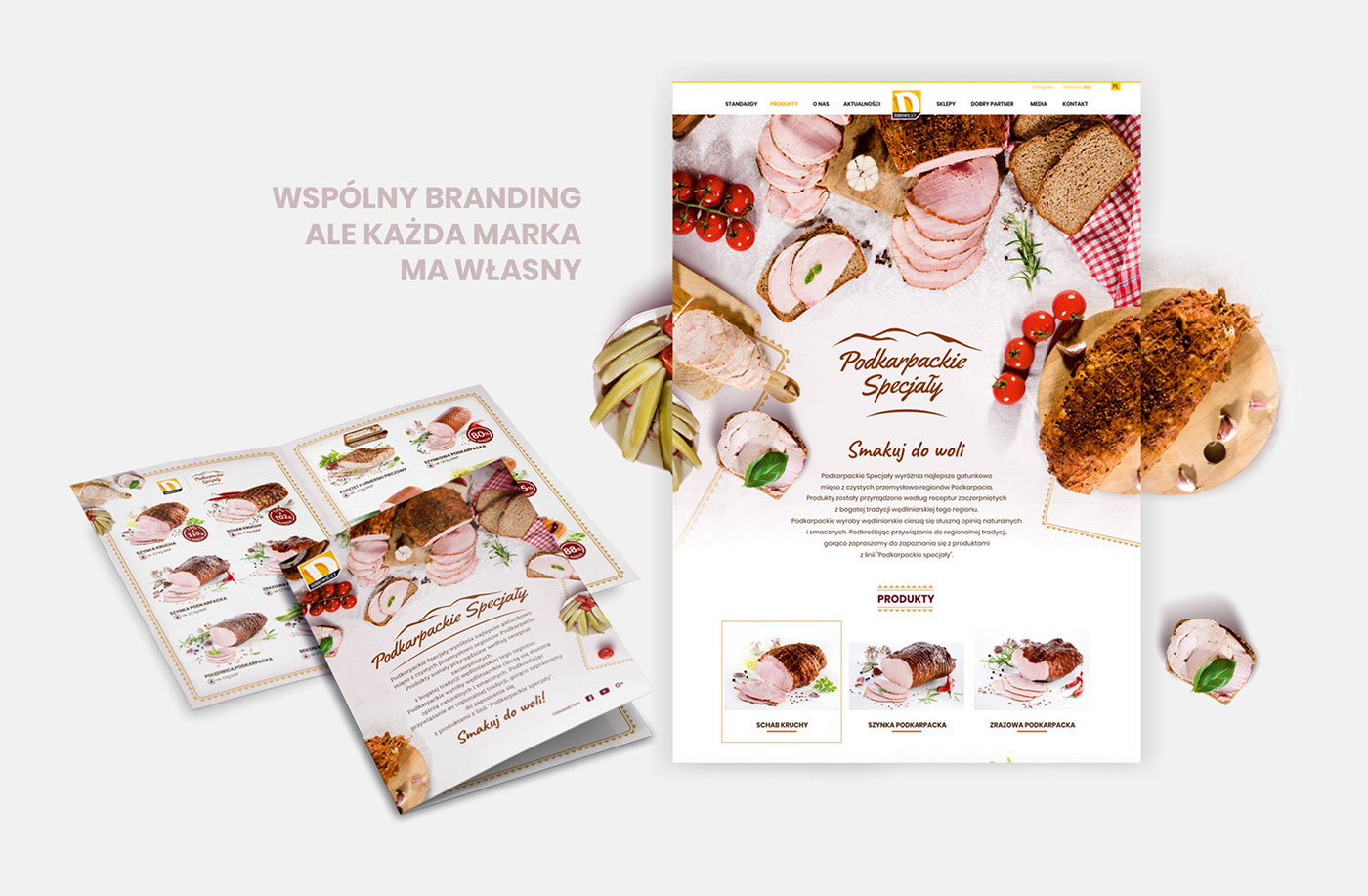 Web Photography  branding  catalog meat identification design refresh