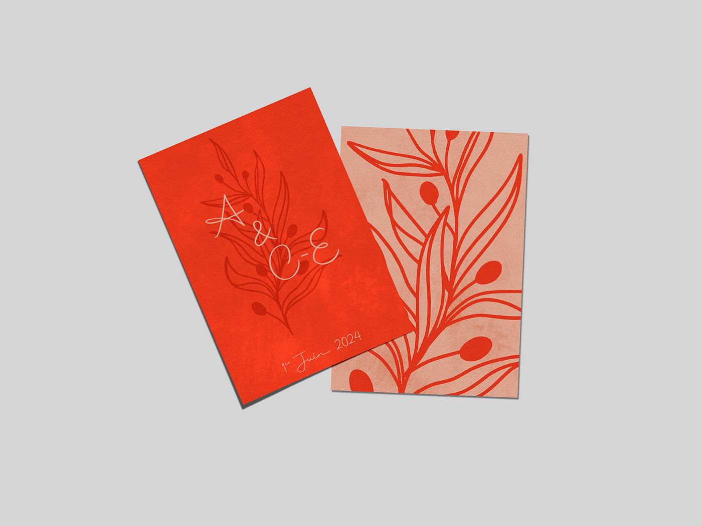 wedding invitation graphiste mise en page graphic design  Wedding Card save the date faire-part mariage occitanie toulouse