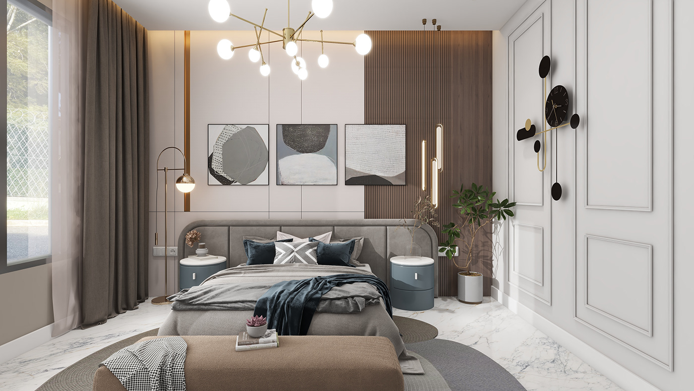 bedroom interior design  bedroominterior bedroomdesign walkincloset Interior architecture visualization 3D Render