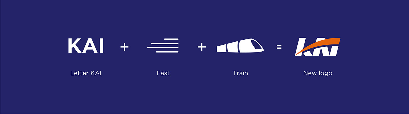 brand branding  kai logo Logo Design monogram rebranding train train logo visual identity
