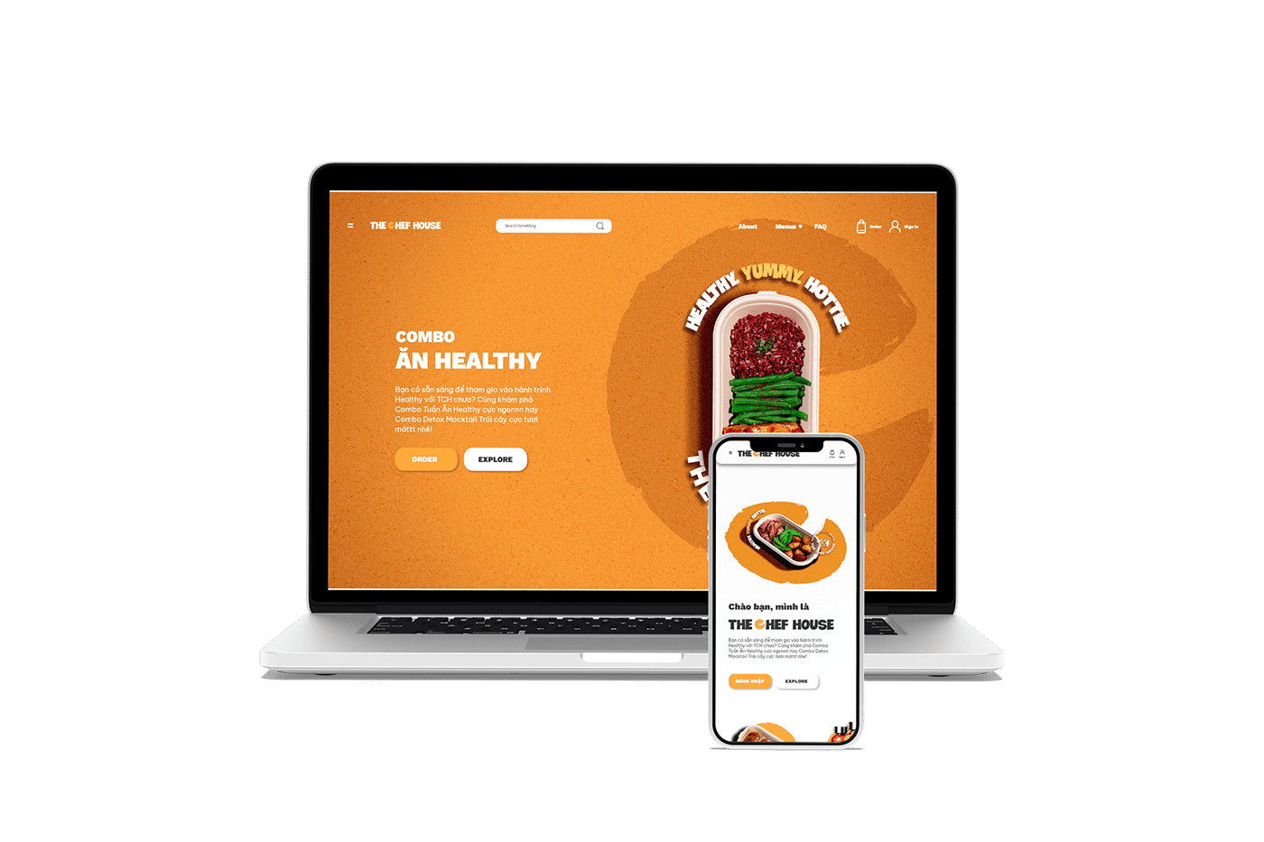 Branding Identity detox Dynamic exercise Food  food photography gourmet healthy orange UI/UX