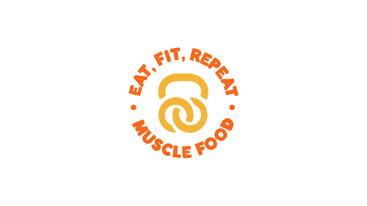 FIT Food  gym healthy kettlebell orange