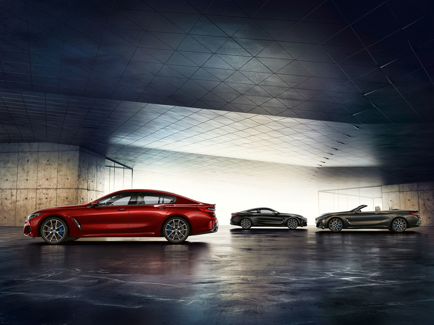 BMW gkl X7 7-series CGI 8-series metallic laser-light futuristic Hall