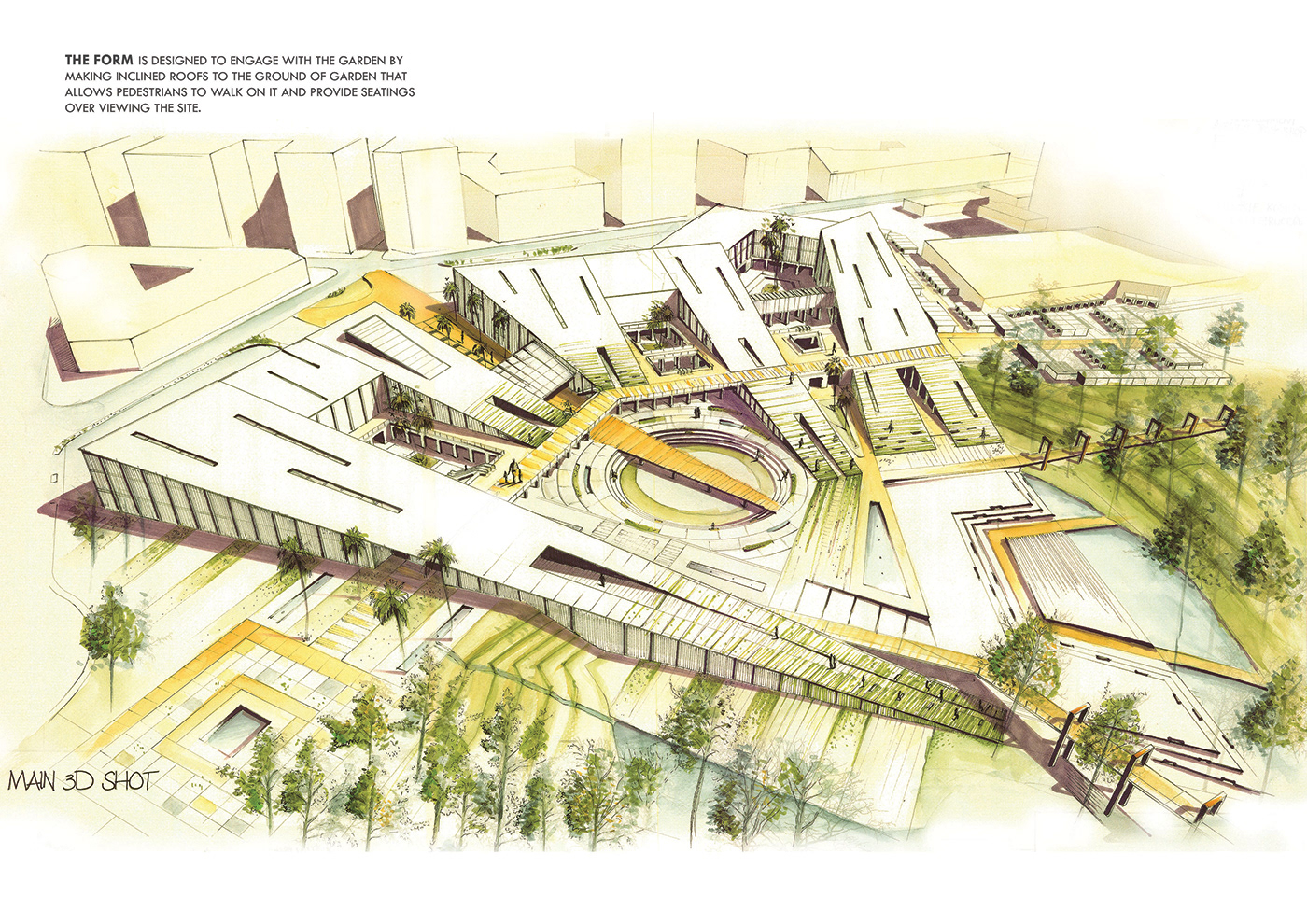 architecture cairo creativedesign design graduationproject Urban intervention regeneration urbansketch urbanspaces