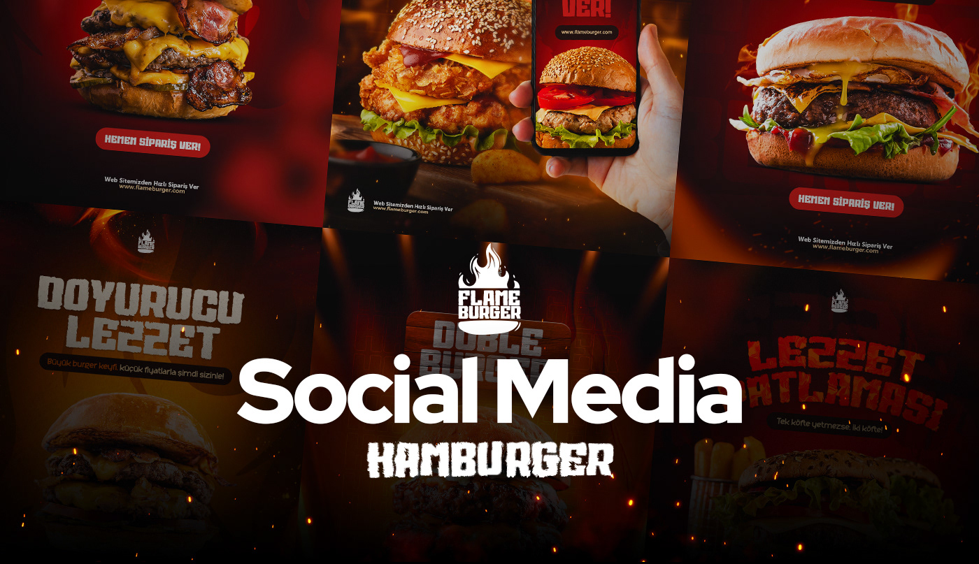 burger hamburger media post post social social media Social Media Banner Social Media Design social media marketing Social media post