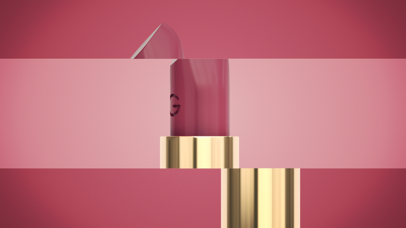 lipstick sophia Loren italian numbers Cinema pattern gold inspiration 2D flat Dolce&Gabbana motion graphic