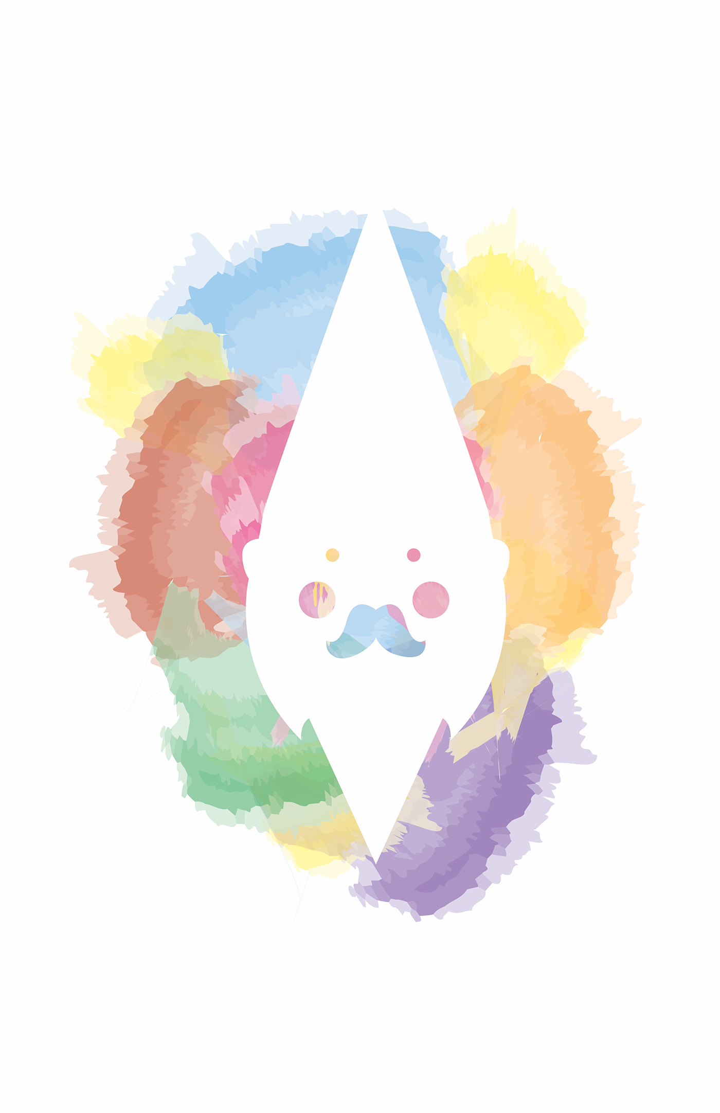 gnome Create watercolor rainbow