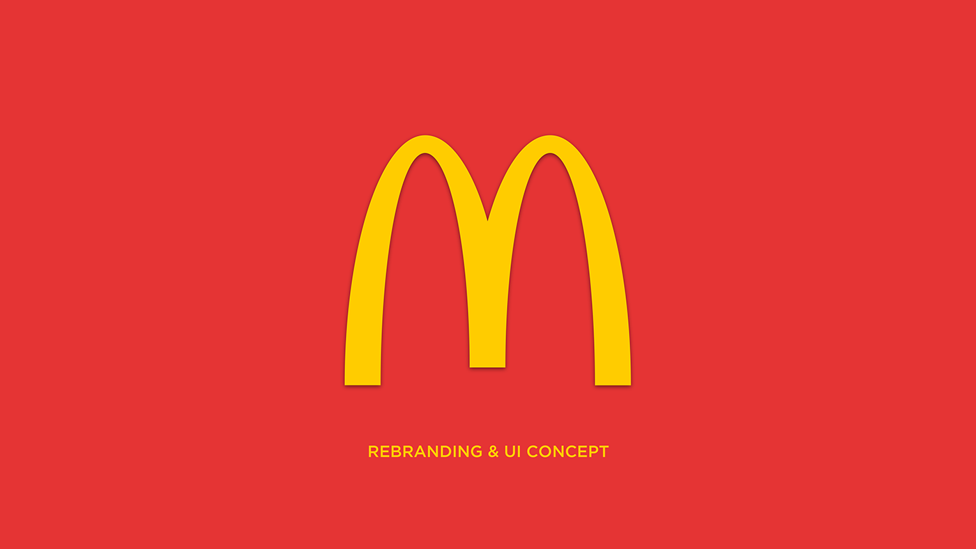 McDonalds logo branding  rebranding redesign UI mcdonald's