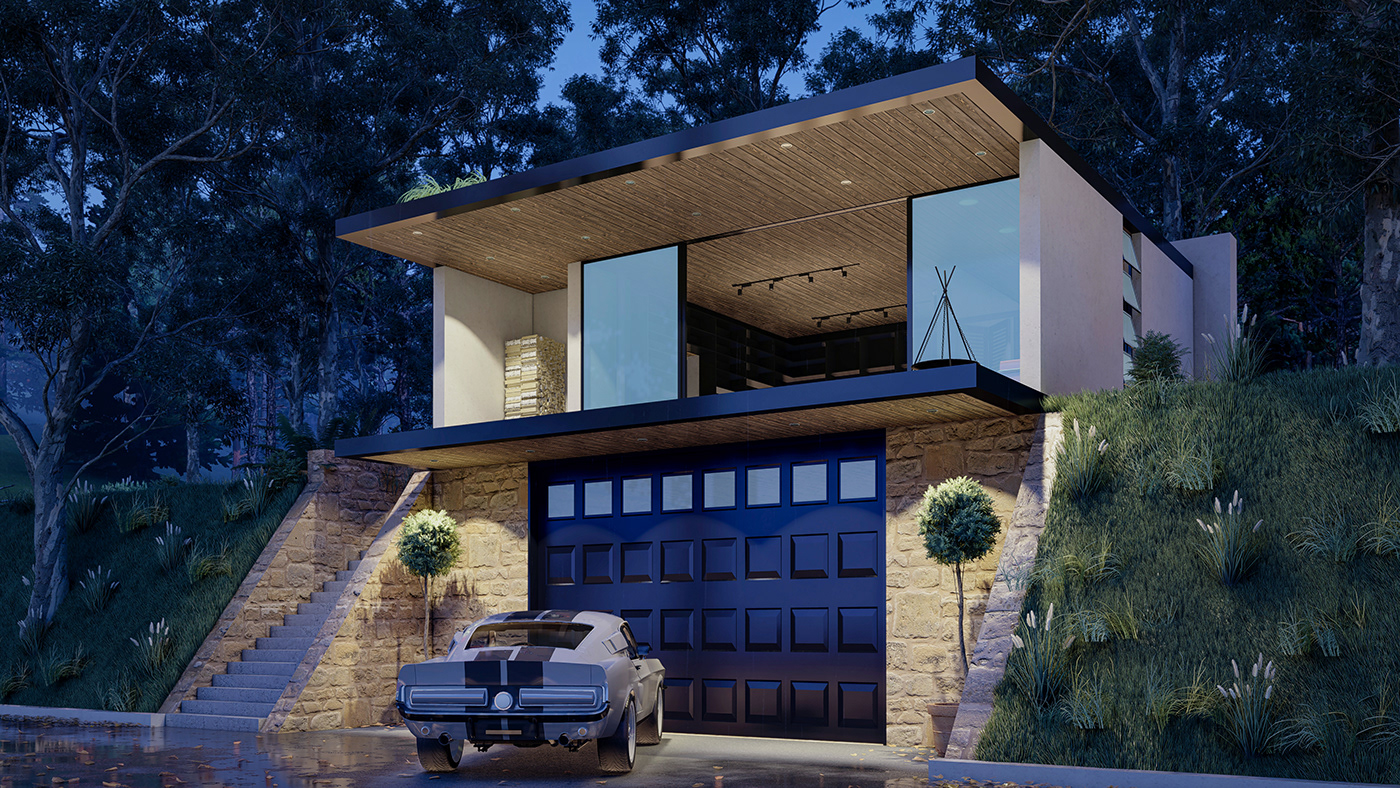 architecture design exterior exterior design house housedesign HouseRender modern modernhouse visualization