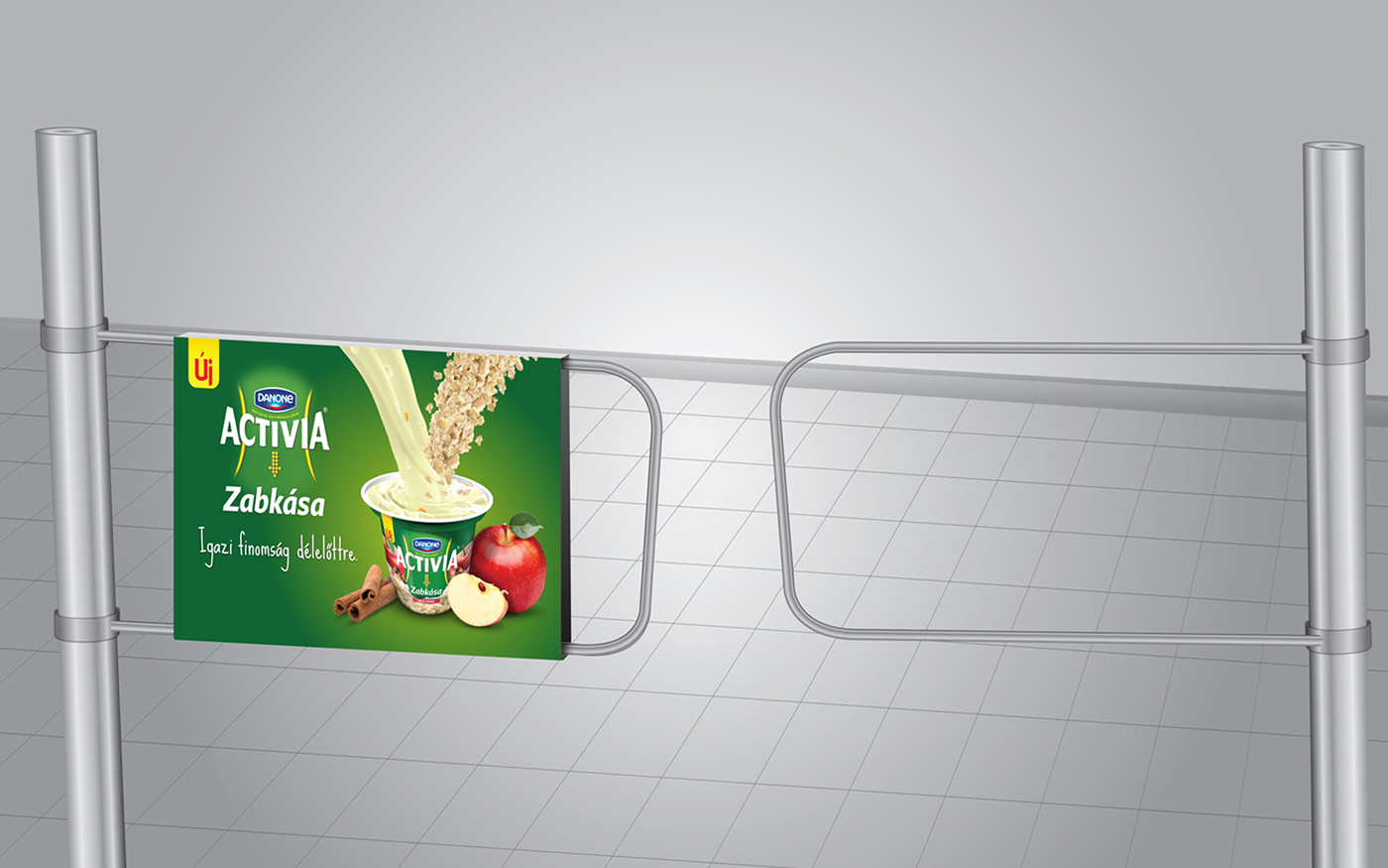 Danone pos activia decoration retouching  digital photography  retouch campaign & strategy Event