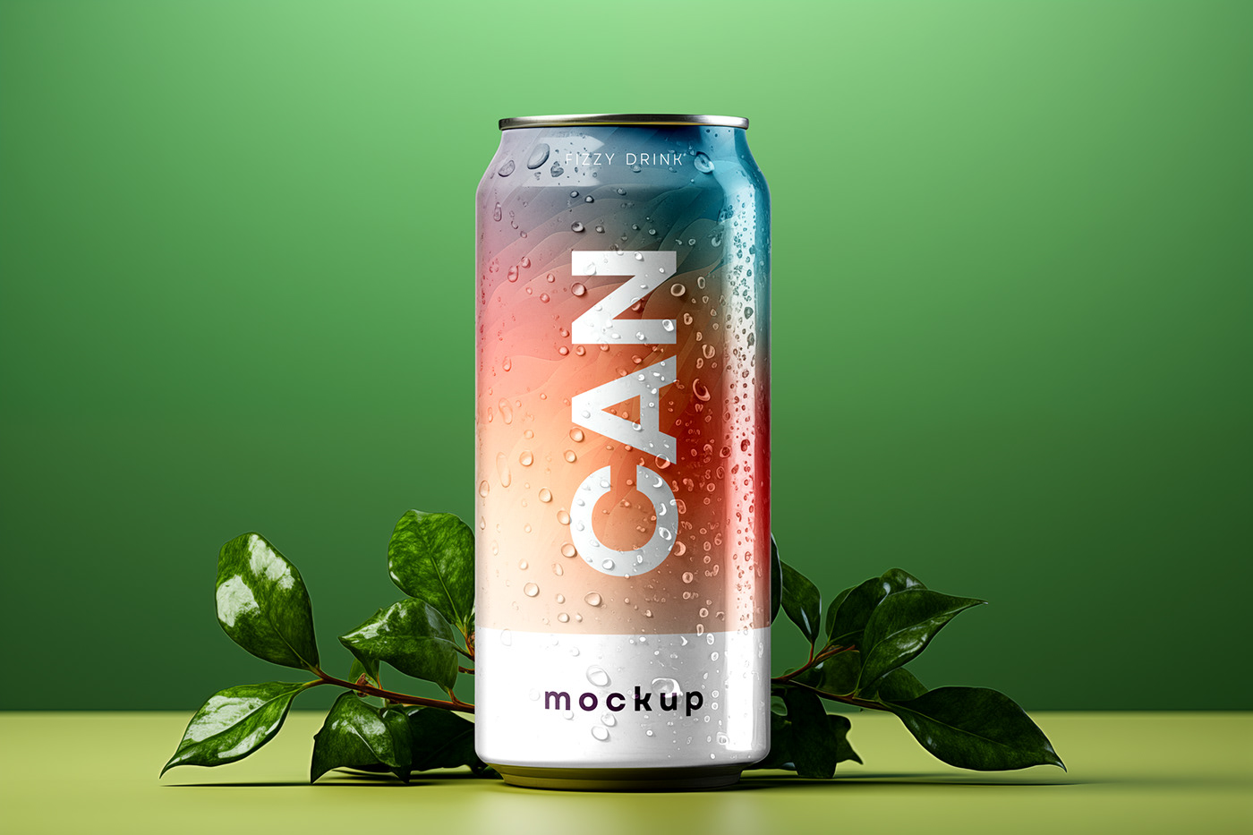 soda can Mockup drink juice free template Packaging packaging design package