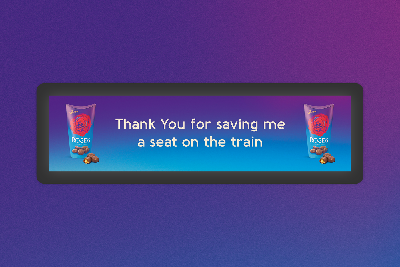 advert Advertising  chocolate motion animation  blue purple billboard digital Confectionery