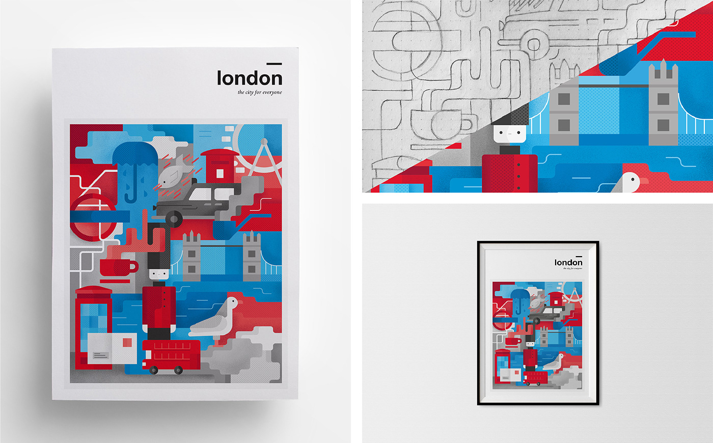 European cities flat design London England londres inglaterra paris france PARIS FRANCIA Poster Design Roma Italia rome italy vector  illustration