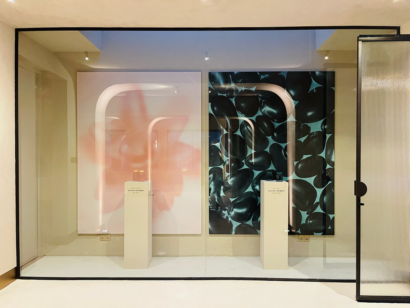 perfume Fragrance cosmetics beauty 3D interior design  Render visualization Event dubai