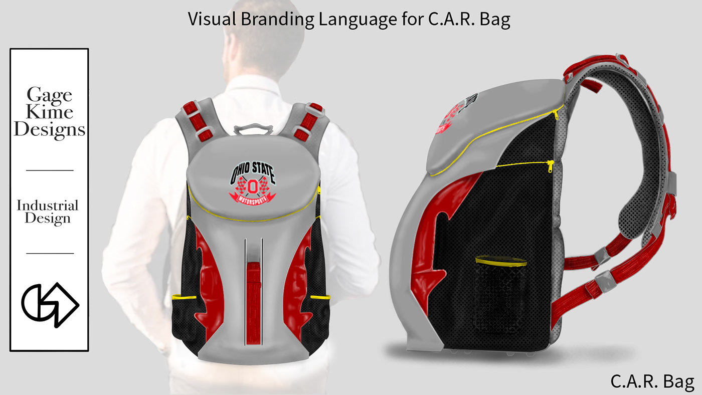 softgoods backpack product design  brand identity industrial design  concept bag