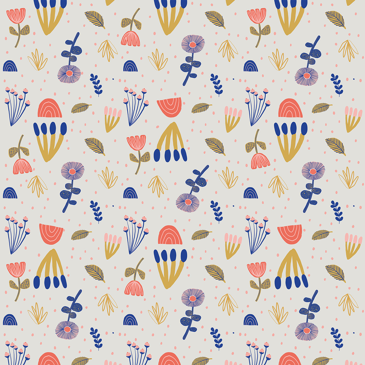 pattern doodles fabrics fabric printing Flowers seamless seamless pattern textile textile design 