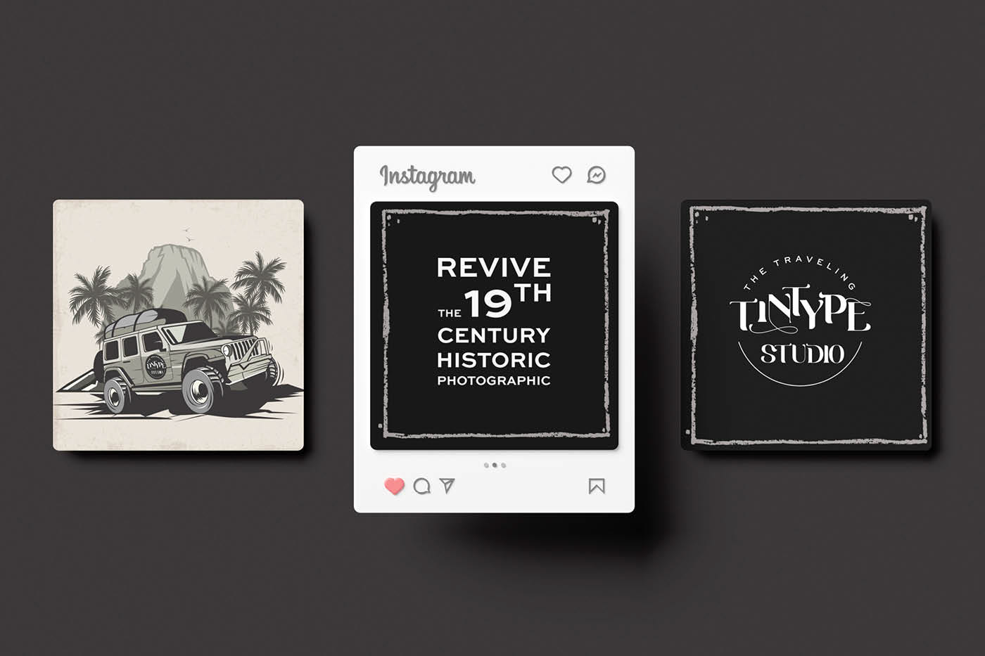 Advertising  brand identity collodion design designer gallery Photography  tintype vintage visual identity
