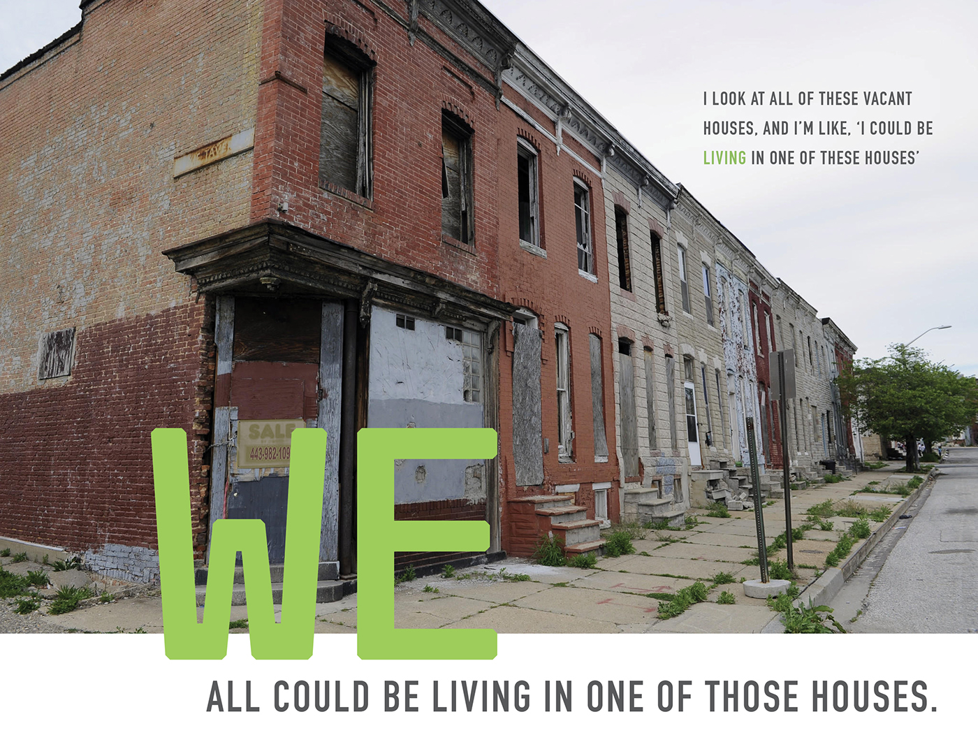 branding  homelessness Baltimore opportunuties
