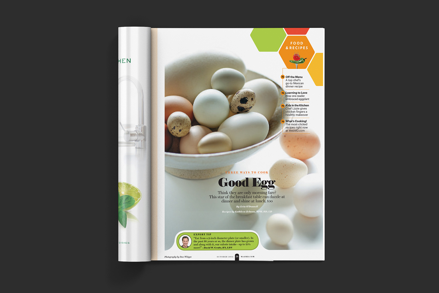 webmd magazine editorial publication print redesign healthcare lifestyle Custom Publishing branding 