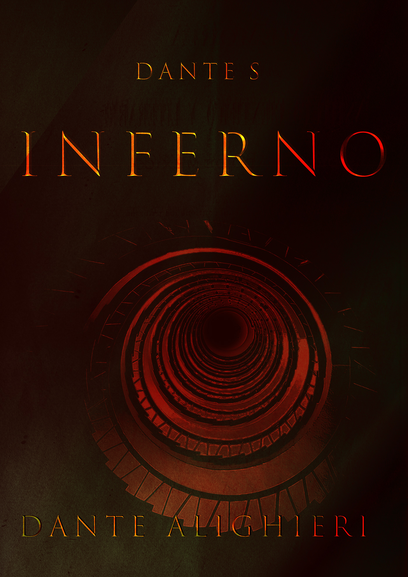 Dante's Inferno Book Cover Design covers cover design book cover book design books book cover design