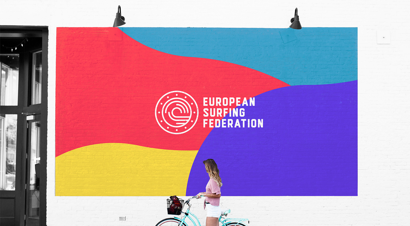 branding Colourful company corporation Europe federation Ocean organisation Surf waves